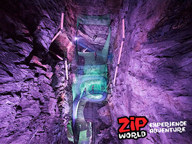 Zip World Bounce Below Underground Trampolining Wales