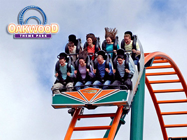 Oakwood Theme Park Top Things To Do in Wales with the Kids