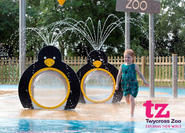 Twycross Zoo Half Term Water Park for Kids